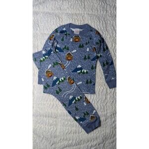 Hanna Andersson Toddler Organic Cotton‎ Winter Pajama Set Size 3